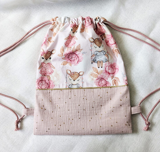 Sac pochon rose